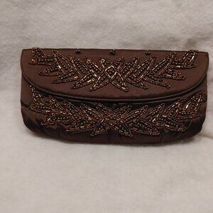 Vintage 1950s Soure Beaded Clutch Bag